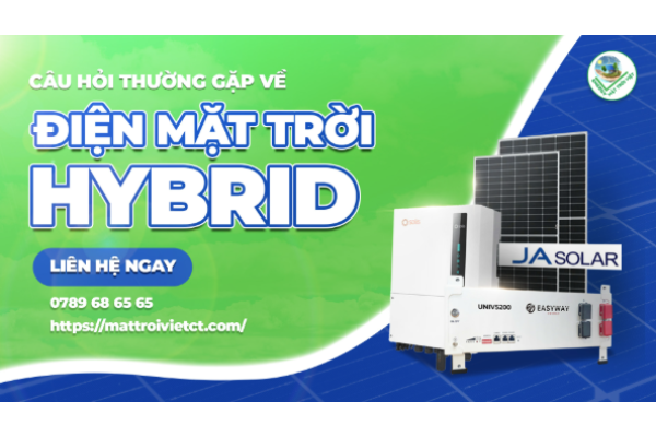 Hệ thống điện năng lượng mặt trời hybrid và cách nó hoạt động